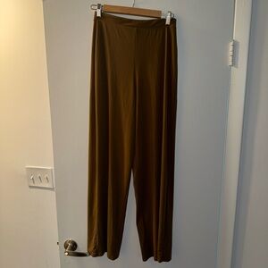Zara Wide Leg Brown Pants